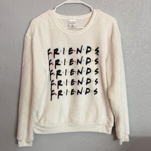 FRIENDS White Fleece Pullover